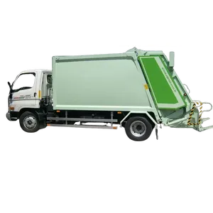 รถบรรทุกขยะดีเซลใหม่ 4x2 6x4 พร้อมเครื่องอัดขยะ โครงสร้างพิเศษ เครื่องยนต์แบบแมนนวล ปั๊มเกียร์บ็อกซ์-สำหรับงานก่อสร้าง ฟาร์ม ร้านอาหาร - Product Image 1