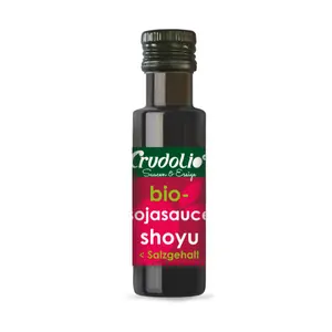 Premium Produkt Bio Shoyu Sauce 100ml Glasflasche | Vegan | Bio | Handelsmarke | Versand bereit