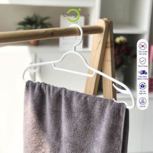 Crochets et rails en plastique PP simples SB TECH (sans patins en caoutchouc) – Organisateur de vêtements durable, gain de place, écologique, antidérapant, moderne - Product Image 4