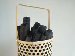 Vente chaude-Bambou bâton charbon de bois-poudre de bambou charbon de bois Briquette charbon de bois exportation vers le marché européen-Bamboo Briquettes - Product Image 5