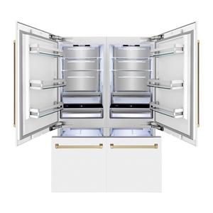 Refrigerador con Congelador Inferior Integrado de Puerta Francesa de 60 Pulgadas, Edición Autograph, Dispensador de Agua, Máquina de Hielo, 32.2 Pies Cúbicos Ft Electric Power - Product Image 5