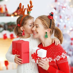 Pendientes de Navidad de plata 925 con chapado en oro muñeco de nieve Santa árbol Stud pendiente joyería de fiesta para mujer pera diamante piedra principal - Product Image 2