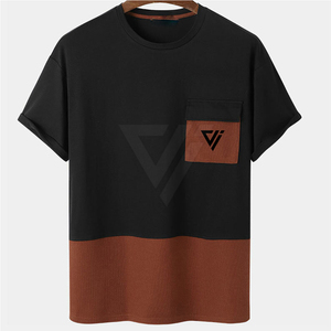 T-shirt Homme en Polyester/Coton de Haute Qualité, Respirant, avec Logo Frontal Personnalisé, Motif Design, Vêtement en Jersey, Col Rond, Manches Courtes 2026 - Product Image 6