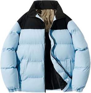 Chaqueta de Invierno para Hombre 2025, Estilo Personalizado, Cuello Alto, Logotipo Frontal, Tela de Poliéster, Precio al por Mayor, Mangas Largas - Product Image 1