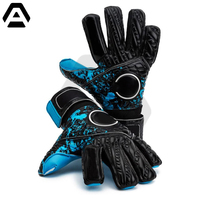 Guantes deportivos cómodos de color personalizados de buena venta, nuevos guantes de portero de fútbol duraderos para adultos POR INDUSTRIAS INCREÍBLES