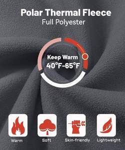 Chaqueta de Invierno para Mujer, Talla Grande, Suave, Transpirable, de Secado Rápido, Práctica, con Cierre de Cremallera, Ligera y Cálida - Product Image 4