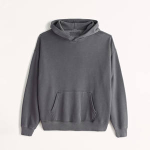 Nuevo diseño más vendido algodón polar personalizado liso hombres sudaderas peso ligero mejor producto sudaderas con capucha de manga larga para hombres en blanco - Product Image 6
