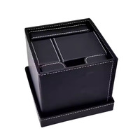 Fournitures de bureau en cuir PU boîtes de rangement de bureau et accessoires organisateur de stockage pour clés cartes papeterie stylo crayon télécommande