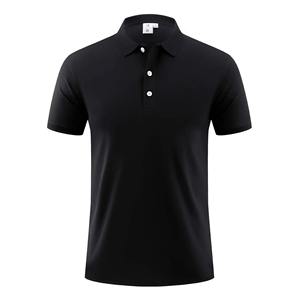 Camiseta Polo de manga corta transpirable y ligera para hombre, camisetas con botones de Color sólido para ropa de calle, deporte de punto estampado de verano - Product Image 5