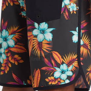 กางเกงขาสั้นผู้ชายผ้าแคนวาสแบบลำลองแห้งเร็วและระบายอากาศได้ดีปรับแต่งได้ด้วยการพิมพ์ดิจิตอลโลโก้ของคุณเอง - Product Image 3