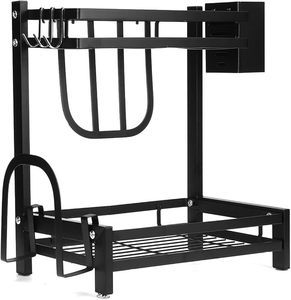 Durable Glass & Metal <b>Spice</b> <b>Rack</b> for Efficient Storage Chic Glass and Metal <b>Spice</b> <b>Rack</b> with Easy Access Design - Product Image 5