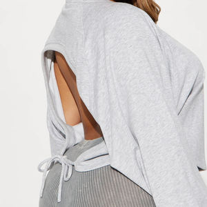 เสื้อกันหนาวผ้าฝ้ายมีฮู้ดสำหรับผู้หญิงเสื้อสเวตเชิ้ตมีฮู้ดระบายอากาศได้ดีเสื้อสเวตเชิ้ตผ้าฟลีซโอเวอร์ไซส์ดีไซน์ล่าสุด2025 - Product Image 6