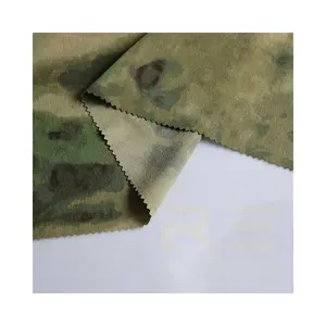 High quality quick dry waterproof Nylon spandex four 4 way stretch fabric for Camouflage uniform