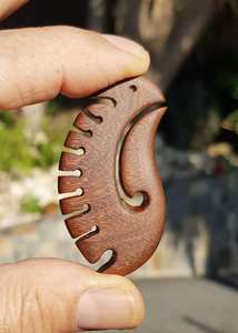 HOON COLLIERS POUR FEMMES HOMMES NATUREL GRAND BOHO TRIBAL SONO BOIS Pendentif sur cordon réglable Collier fait main - Product Image 2