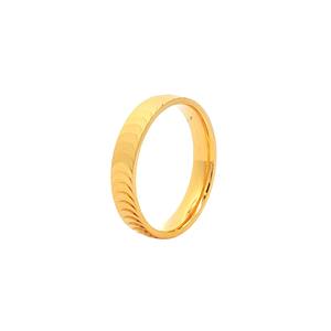 (Prix correspond uniquement au coût du travail) Bague de fiançailles et de mariage pour femme en or jaune 18K 22K 24K, forme de cœur, bande fine de 0,4 cm, 5,77 g - Product Image 6
