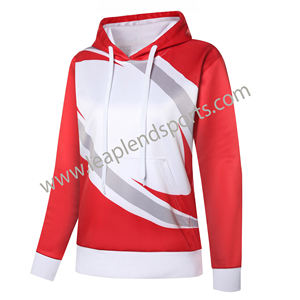 Sudadera con capucha blanca de poliéster 100% unisex, estampado de sublimación ligera, estilo informal con cuello con capucha, venta al por mayor en blanco para la temporada de invierno - Product Image 6