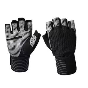 New Arrival Customized Logo Breathable <b>Fitness</b> <b>Glove</b> for Men Women Adjustable Half Finger Fancy <b>Glove</b> For Adults In Good Quality - Product Image 4