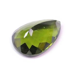 Hermosa forma de gota de lágrima 100% Natural tallado pera corte suelto genuino calibrado verde moldavita piedra preciosa para la venta a granel - Product Image 2