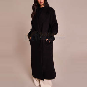 Ventes chaudes Manteau long pour femmes Produits tendance Manteau long en laine / polyester pour femmes En vente en ligne - Product Image 2