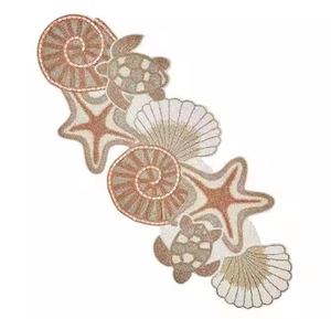 100% plus pur à la main perlé chemins de Table napperons brodé Halloween récolte automne automne haute qualité chemin de Table napperon - Product Image 5