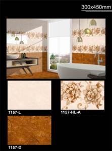 Carreaux muraux en céramique d'intérieur 3D modernes 30X45 CM Carreaux muraux en céramique 300X450 MM et 300x600 MM - Product Image 2