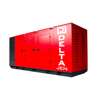 Groupe électrogène diesel insonorisé Delta Jen DJ-P-72 72 kVA 58 kW à démarrage électrique 400 V triphasé avec ATS et refroidissement par eau