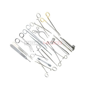 Kit de Cirugía Básico de 19 Piezas, Instrumental Quirúrgico Veterinario General de Acero Inoxidable Alemán, Herramientas Quirúrgicas Reutilizables para Cuidado Animal Clínico - Product Image 4