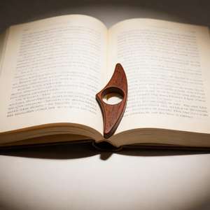 Support de page en bois poli au design minimaliste, durable et léger, accessoire de lecture pour usage quotidien - Product Image 4