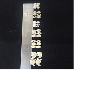 Cuentas de hueso blanco de gran tamaño hechas a medida con grabado para reventa de collares y pulseras - Product Image 5