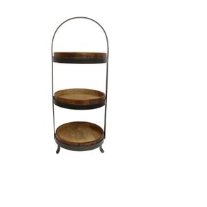 Soporte para Pastel de Madera Natural para Decoración de Bodas, Soporte para Pasteles de 3 Niveles, Soporte para Cupcakes de Madera Más Vendido - Product Image 6