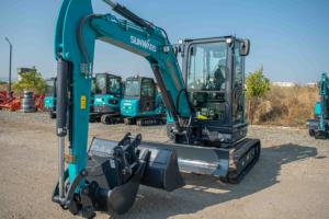 Para Sunward SWE 35UF Low Hours Crawler Loader Cargador frontal con motor Kubota Huade Cilindro hidráulico Llave de carga - Product Image 5