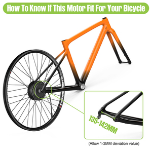 Bộ chuyển đổi xe đạp điện <span class=keywords><strong>Bafang</strong></span> Sutto 26 inch 27.5 inch 700c 36v 250W 135 OLD Hub <span class=keywords><strong>Motor</strong></span> với màn hình DZ40, kho hàng EU/UK - Product Image 3