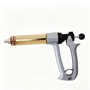 <span class=keywords><strong>Seringue</strong></span> semi-automatique vétérinaire <span class=keywords><strong>de</strong></span> 25 ml et 50 ml, injecteur continu réglable pour l'injection <span class=keywords><strong>de</strong></span> vaccins aux bovins et au bétail - Product Image 1