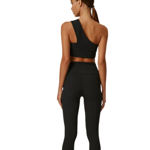 Sujetador deportivo de nailon Spandex de secado rápido con estampado de transferencia de calor Sujetador deportivo transpirable de alta calidad Ropa atlética de alto soporte - Product Image 5