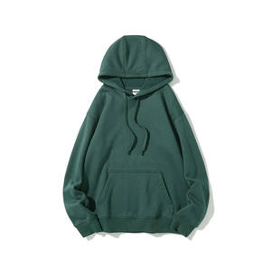 Unisex Plain Color <b>Sherpa</b> <b>Fabric</b> Customized Logo Oversize Men Hoodie - Product Image 2