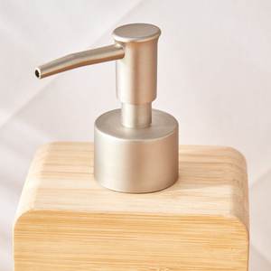 Handmade Wooden <b>Soap</b> Dispenser Premium Stainless Steel Pump Luxury Bathroom Decor Refillable <b>Liquid</b> <b>Soap</b> Holder - Product Image 5