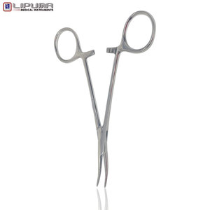 Fórceps hemostáticos Premium de 5 pulgadas, instrumentos quirúrgicos de alta calidad plateados curvos, precios al por mayor, profesionales médicos - Product Image 6