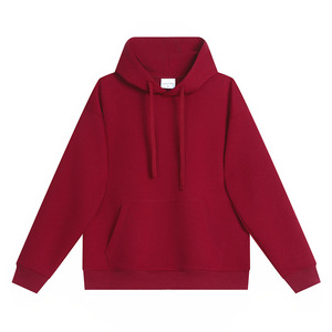 Sweat à capuche décontracté respirant pour hommes et femmes printemps et automne à manches longues ensembles imprimés de couleur unie style ample - Product Image 6