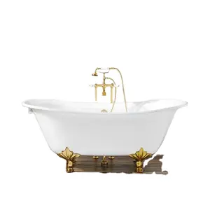 Classy White Antique Hammered Free Standing Mexican Double Slipper Clawfoot Handcrafted Copper Bath Tub For Luxury Villa Cheap