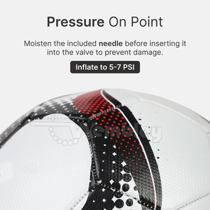 Ballon de football personnalisé avec logo et design de couleur sur mesure, ballons de football d'entraînement professionnels - Product Image 3