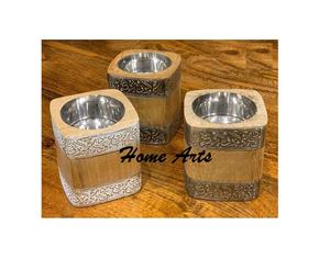 Juego De 6 Quemadores De Madera Bakhoor Oud Diseño Fabuloso Quemador De Incienso De Forma Redonda De Fabricación En Home Arts - Product Image 6