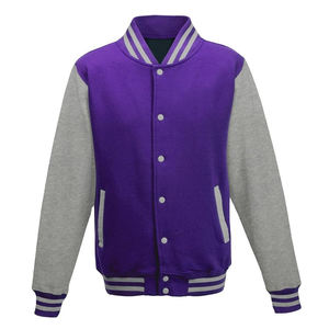 Chaqueta Estilo Universitaria Multicolor para Hombre, Mangas en Contraste, Ribete Acanalado a Rayas, Botones a Presión, Ropa Urbana de Moda - Product Image 2