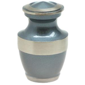 Urnas de recuerdo de cremación de latón de alta calidad con mini urnas de recuerdo acabadas en mármol dorado y gris para cenizas humanas - Product Image 4