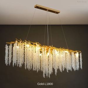 Bande lumineuse en silicone, éclairage décoratif moderne et simple, lampe suspendue pour escalier, salon, lustre pour la maison - Product Image 4