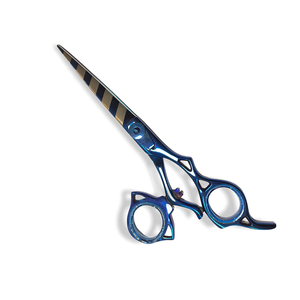 กรรไกรตัดผมเหล็กกรรไกรตัดผมพร้อมแหวนปรับได้และแหวนยาง - Product Image 1