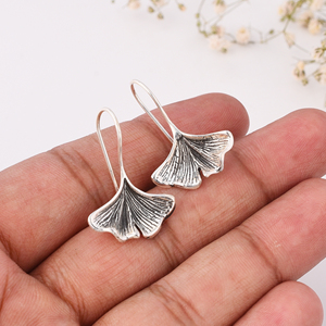 Pendientes lisos con flores vintage para mujer, regalo - Product Image 4
