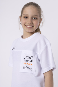 Wholesale cheap Custom 100% Cotton High Quality clothing line from Direct Manufacturing girls kids T-Shirts - Product Image 4