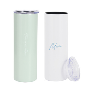 MARU High Quality 600ml/20oz <b>Double</b> <b>Wall</b> Stainless Steel Vacuum Bottle Ceramic Coating Minimalist Design 6-Hour Hot/Cold - Product Image 1