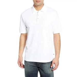 เสื้อโปโลคอตตอน100% แบบกำหนดเองได้,เสื้อโปโลแฟชั่นแขนสั้นลำลองดีไซน์คลาสสิกมีป้ายใส่การ์ดโลโก้ - Product Image 1