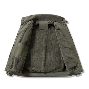 Parka d'hiver pour homme, nouvelle mode, qualité supérieure, en coton et polaire, blouson bomber avec plusieurs poches, vestes cargo, vêtements de travail pour l'extérieur - Product Image 5